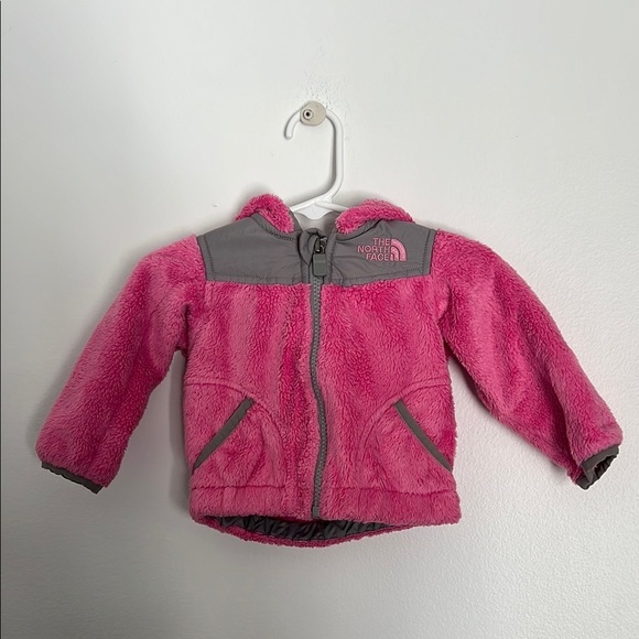 The North Face Pink and Gray Fleece Jacket - Picture 1 of 5